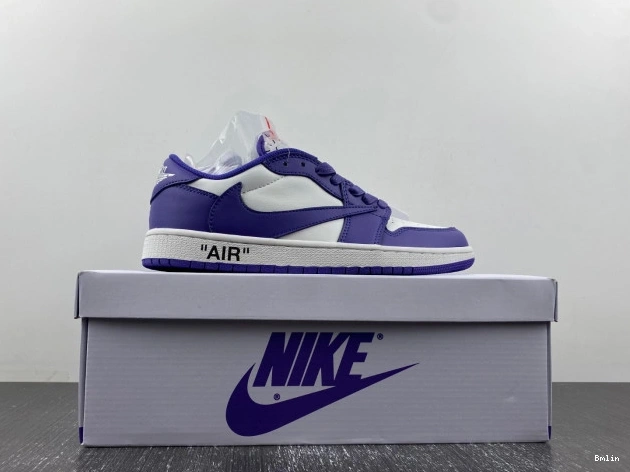 Bmlin TRAVIS 1 OFF-WHITE DM7890-386 X AIR CUSTOM SCOTT X JORDAN 0815
